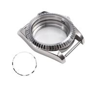 Akfldms 36mm Bezel Case, Transparent Flat Sapphire Glass, Stainless Steel Case, Suitable for NH35/36 Movement