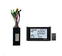 Akfldms 36V 48V 750W 1000W Three-Mode 12 Tubes Brushless 30A Controller Throttle Brake Kit Set with LED SW900 Display E-Bike Accessory