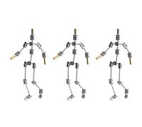 Akfldms 3X Armature Kit - DIY Metal Puppet Figure Skeleton, Easy to Assemble, Animated Character Design
