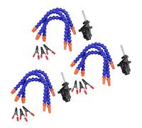 Akfldms 3X Bench Vise Table Clamp Soldering Station with 9Pc Flexible Arms Soldeirng Iron Holder PCB Welding Repair Tool