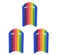 Akfldms 3X Kids Adults Rainbow Swimming Kickboard Foam Float Kick Board Pool Training Aid Float Hand Foam Board Tool