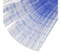 Akfldms 3X Plastic Feeler Gauge 0.05mm to 3mm Metric -Measuring Tool 21 Leaf