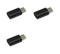 Akfldms 3X USB C Data Blocker, USB C to C Data Blocker Blocks Data Transfer Protect Against Juice Jacking Black