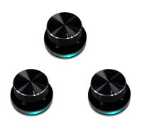 Akfldms 3X USB Volume Controller Computer USB Volume Adjustable Controller Support Shortcut Keys Customizable with RGB