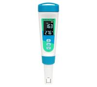 Akfldms 4-in-1 Digital Salinity Meter TDS/EC/Salt/Temp Detector Water Conductivity Tester Pool Water Salinometer