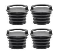 Akfldms 4 Pcs Scupper Plugs,Push-in Boat Drain Plugs with Ring Pull,Scupper Stopper,Hole Seal Boat Drain Plugs for Prevent Water