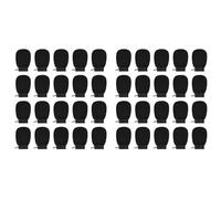 Akfldms 40 Pcs Exfoliating Glove Bulk Exfoliator Mitt Body Scrubber 150D Viscose Fiber Deep Skin Korean Scrub Mitt for Bath