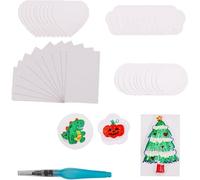 Akfldms 40 Pcs Foam Texture Papers Puffy Textured Blank-Paper for 3D Drawing Art for -Artwork Kids Boys Girls Gifts