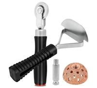 Akfldms 42mm High-Speed Tyre Grinding Head for Car Truck Motorcycle Tire Repair-Includes Patch Roller Buffing Wheel Tool