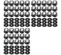 Akfldms 45 Sets of A03 Potentiometer Control Knobs and 0-100 Scale Plates Bakelite Knob Scale Plates Digital Potentiometer Set