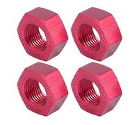 Akfldms 4Pcs 17mm M10 Metal Wheel Hex Nut M10XP1.0 NT002 for JLB Racing CHEETAH 11101 21101 J3 Speed 1/10 RC Car Upgrade Parts