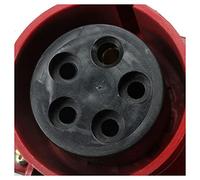 Akfldms 4X 16 Amp 5 Pin Plug & Socket Weatherproof IP44 3 Phase 380-415V 3P + N + Earth 16A