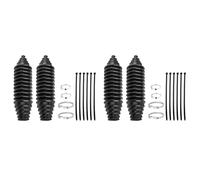 Akfldms 4X Car Universal Steering Rack and Pinion Boot Steering Rack Boot Tool Kit, Dustproof Silicone Inner Tie Rod Boot Set