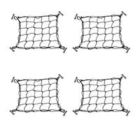 Akfldms 4X Deck Cargo Net with Lashing Hooks Heavy Duty Luggage Netting Mesh for Kayak Storage Truck Bed Fishing Boat