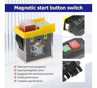 Akfldms 4X Kjd6 5E4 250V 6A Universal Safety Switch: Electromagnetic Waterproof, Against Power Outage Tool Switch, Button