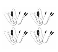 Akfldms 4X USB in-OUT MIDI Cable Converter PC to Music Keyboard Adapter Cord