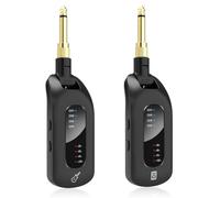 Akfldms 5.8GHz Wireless Guitar Audio System Rechargeable Transmitter and Receiver Electric Guitar Parts Guitar Accessories