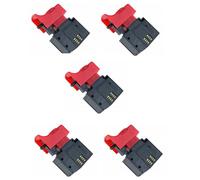 Akfldms 5PCS FA2-6/1BEK 250V 6A 5E4 Lock on Power Tool Electric Drill Trigger Switch Electric Tool Fittings Switch