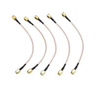 Akfldms 5PCS SMA Male to SMA Male Plug Jack Connector Pigtail Extension Cable RG316 Coax Jumper Cable 15cm