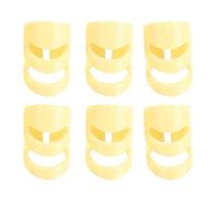 Akfldms 6 Pcs Guitar Picks Electric Acoustic Guitar Ukulele Index Finger Picks Pick Guitar Stringed Instrument Part M