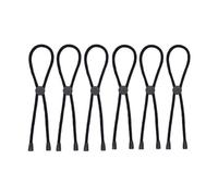 Akfldms 6PC Afro Puff Ponytail Ties Adjustable Hair Ties Long Hairband for Thick Natural Curly Hair Bun Long Headband Ties