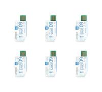 Akfldms 6Pcs TempU05s USB Temperature Data Logger 60 Day Single Use Temperature Analyzer PDF Report USB Temperature Logger