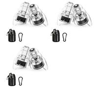 Akfldms 6X for Zound Earplugs for Concerts,Earplugs for Motorcycle,for Zound Earplugs for Musicians with Carrying Case