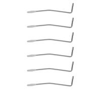 Akfldms 6X Silver 5.0Mm Rocker Tremolo Arm Vibrato Steel Lever for Electric Guitar Instruments