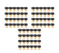 Akfldms 72 Pieces Cork Plugs Cork Stoppers Tasting Corks T-Shape Wine Corks with Top Wooden Wine Bottle Stopper Bottle Plugs