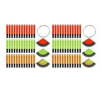 Akfldms 72pcs Reflective Trail Markers, High Visibility Trail Markers with Open Buckle Reflective Trail Marker