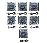 Akfldms 7PCS 100 Degree Camera Module 1MP OV9732 1280x720 30fps USB Camera Module Drive Free with 1.5M Cable for WinXP/7/8/10