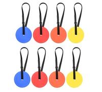 Akfldms 8PCS Football Training Target Plate Football Practice Aids Soccer Goal Target, Training Set withAdjustable Straps