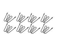 Akfldms 8X BNC Male to Female Plug CCTV Extension Coaxial Line Cable 3.3Ft Long Black