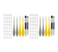 Akfldms 92pc Art Blending Stump Sketch Drawing Tools, Double Headed Drawing Art Blender Pencil Sketch Scraper Tools for Blending
