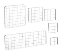 Akfldms Acrylic Stamp Block, Transparent Ink Pad with Grid Line Decoration Stamping Platform Stamping Tool Set for Card Making