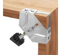 Akfldms Adjustable Stainless Steel Right Angle Clamp 90 Degree Fixing Clamp Quick Clip Auxiliary Corner Clamp Locator Closed