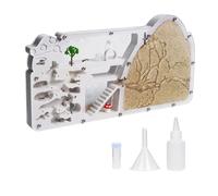 Akfldms Ant Farm Castle-Ant Colony Observation Kit-Large Viewing Window-Care for Live Ants-Sand Habitat Area