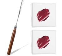 Akfldms Art Paper for Gel Nails, 100pcs Art Palette Paper, Portable Convenient Palette with 1 Pcs Stirring Rod, Drawing