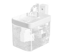 Akfldms Automatic Circulation Drinking Water Dispenser Unplugged Wireless Induction Fountain 1.5l Large Pet Water Fountain C