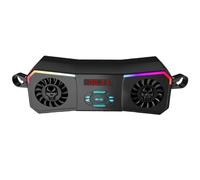 Akfldms AUX-in USB Motorcycle Speakers Wireless Stereo Audio System 12V Handlebar Mount MP3 Player FM Radio Function