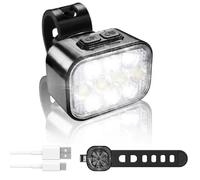 Akfldms Bike Front Rear Lamp LED Rechargeable Cycling Safety Light Road Mountain Bicycle Light A