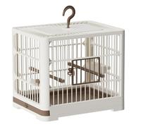 Akfldms Birdcage 1pc Parrot Villa Cage Large Space for Breathability Outdoor Portable Bird Walking Artifact with Feeder A