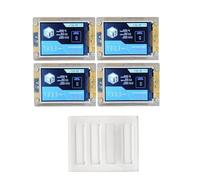 Akfldms Bitcoin 2.8 Inch Display Miner 4x 735KH/S + 4 Slots Acrylic Stand for Crypto Solo Lottery Mining Device NO Touch