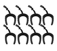 Akfldms Black Door Stoppers Wedge, 8 Pack First Responder Door Stops, Door Jam for Law Enforcement, Emergency Services