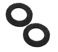 Akfldms Black Resurfacing& Cleaning Disc for Brake Wheel for Hub 2 Pack 6" Replacement Pad for Hub Cleaning Tool,Hook& Loop