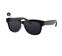 Akfldms Bluetooth Calling AI Translation Camera Smart Glasses Voice Enabled Outdoor Sports Headphones Sunglasses Black