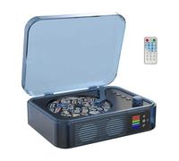 Akfldms Bluetooth Enabled Portable CD Player LED Display Rechargeable Compact Desktop Retro Vintage CD Player for Home