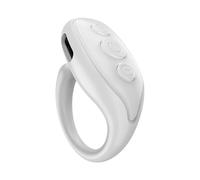 Akfldms Bluetooth Fingertip Remote Control Ring Selfie Photo Page Turner Flipping Video Controller Ideal for Phone Video Apps
