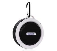 Akfldms Bluetooth Speaker for Outdoor, Waterproof Wireless Mini Travel Shower for Sports Pool, Beach, Hiking White