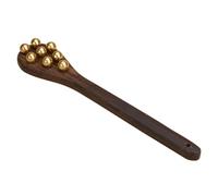 Akfldms Brass Massage Guasha Back Tapping Meridian Tapping Hammering Clapping Stick Chicken Wings Wooden Hammer Back Neck Plate